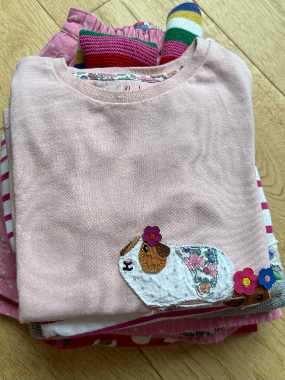 Mini Boden Girls Bundle 6-7 7-8 Guinea Pig Dress Cardigan Skirt Tops EUC